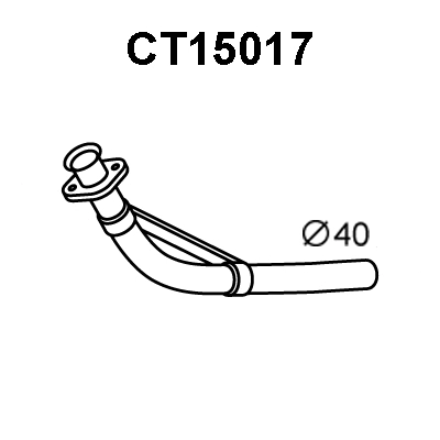 Exhaust Pipe (CT15017)