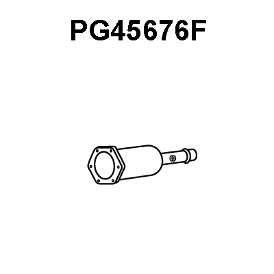 Soot/Particulate Filter, exhaust system (PG45676F)
