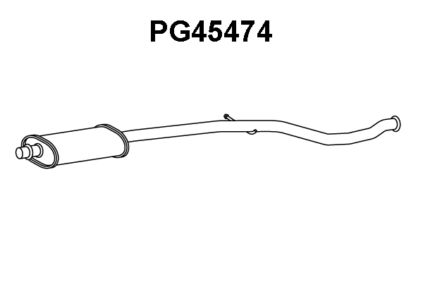 Centre Muffler (PG45474)
