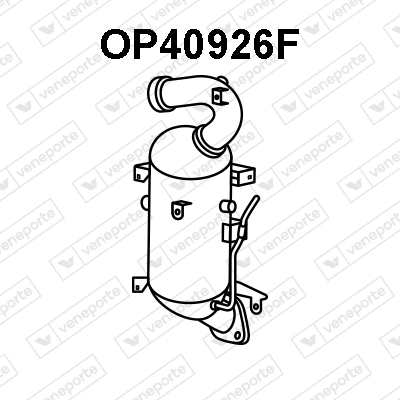 Soot/Particulate Filter, exhaust system (OP40926F)