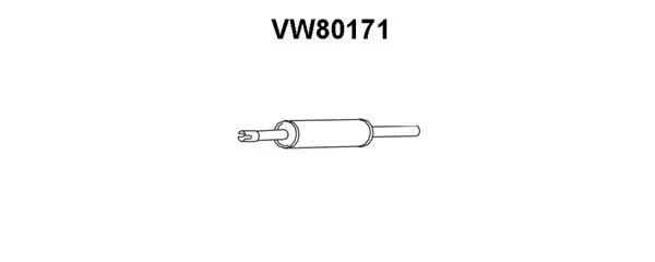 Front Muffler (VW80171)