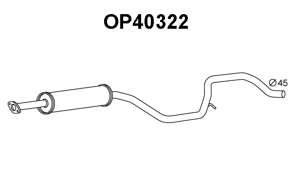 Front Muffler (OP40322)