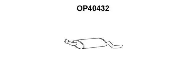 Rear Muffler (OP40432)