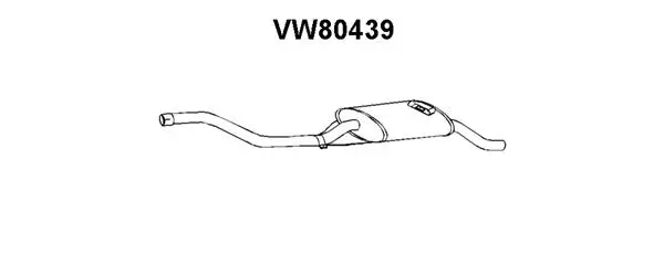 Rear Muffler (VW80439)