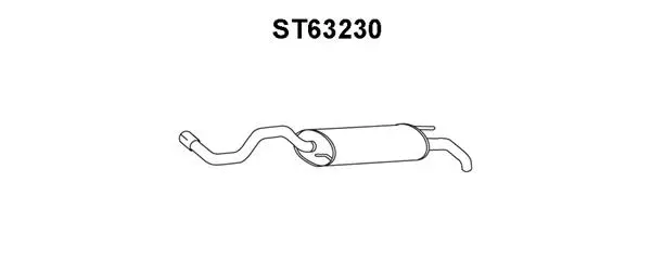 Rear Muffler (ST63230)