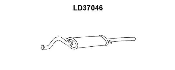 Rear Muffler (LD37046)