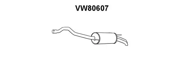 Rear Muffler (VW80607)