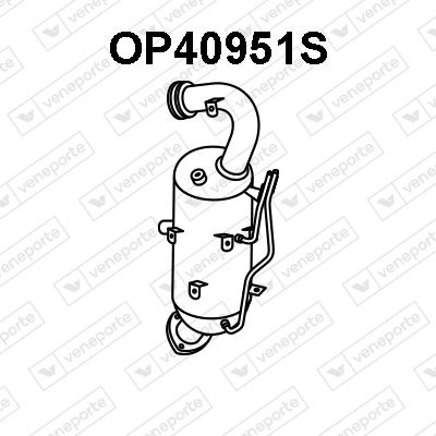 Soot/Particulate Filter, exhaust system (OP40951S)