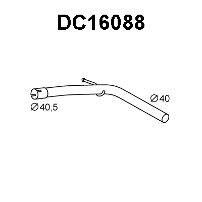 Exhaust Pipe (DC16088)