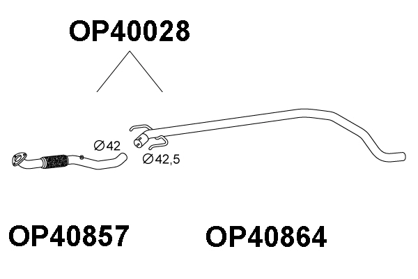 Exhaust Pipe (OP40028)