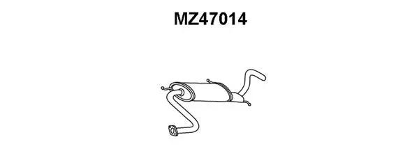 Rear Muffler (MZ47014)