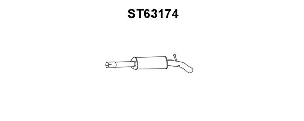 Front Muffler (ST63174)