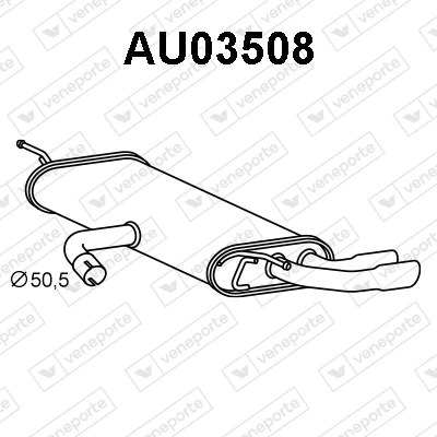 Rear Muffler (AU03508)