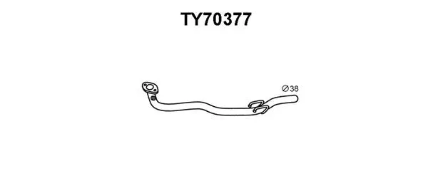 Exhaust Pipe (TY70377)