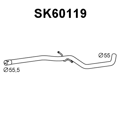 Exhaust Pipe (SK60119)