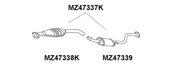 Catalytic Converter (MZ47337K)