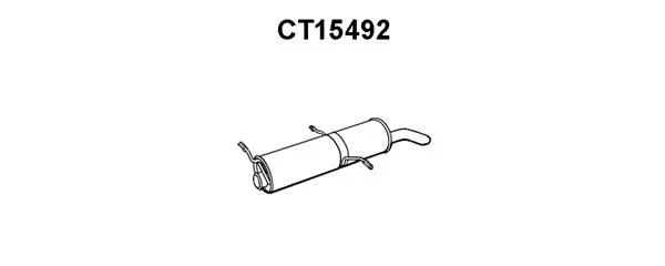Rear Muffler (CT15492)