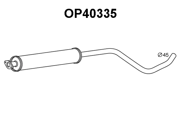 Front Muffler (OP40335)