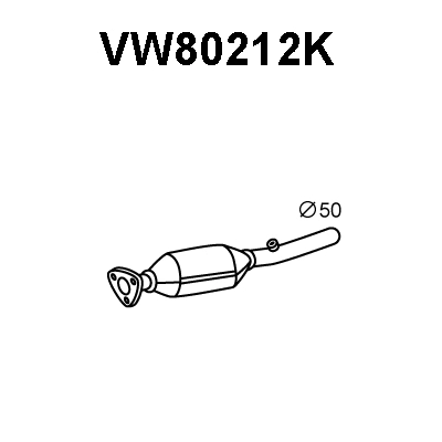 Catalytic Converter (VW80212K)