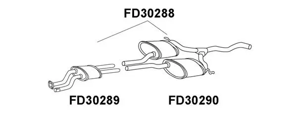 Centre Muffler (FD30290)
