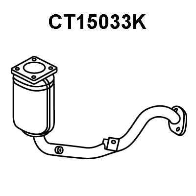 Catalytic Converter (CT15033K)