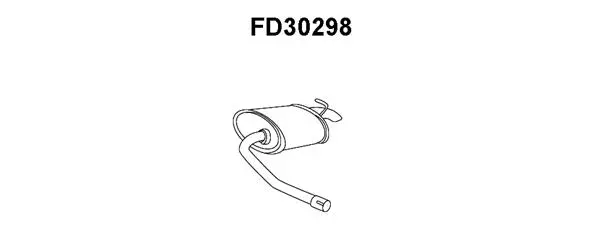 Rear Muffler (FD30298)