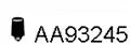 Rubber Strip, exhaust system (AA93245)