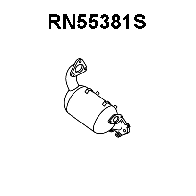 Soot/Particulate Filter, exhaust system (RN55381S)