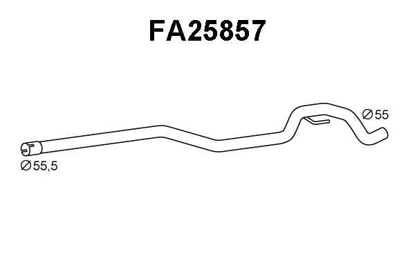 Exhaust Pipe (FA25857)