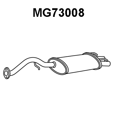 Rear Muffler (MG73008)