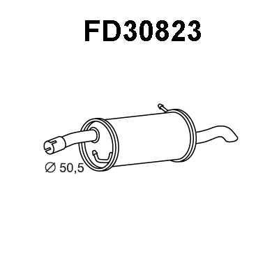 Rear Muffler (FD30823)