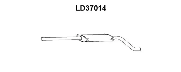 Centre Muffler (LD37014)