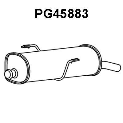 Rear Muffler (PG45883)