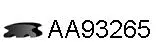 Rubber Strip, exhaust system (AA93265)