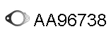 Gasket, exhaust pipe (AA96738)