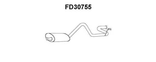 Rear Muffler (FD30755)