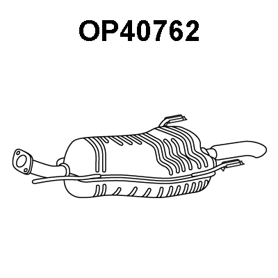 Rear Muffler (OP40762)