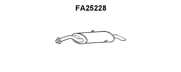 Rear Muffler (FA25228)
