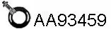 Rubber Strip, exhaust system (AA93459)