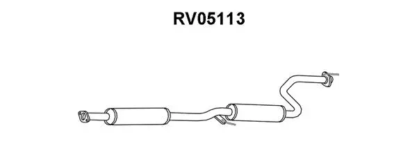 Centre Muffler (RV05113)