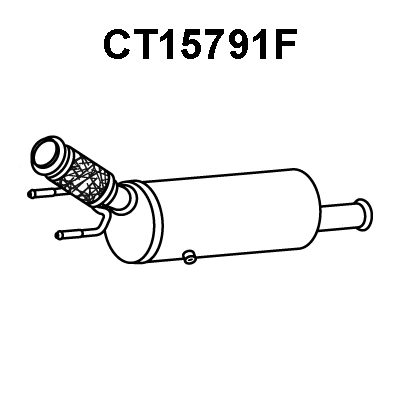 Soot/Particulate Filter, exhaust system (CT15791F)