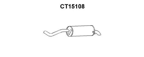 Rear Muffler (CT15108)