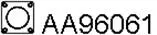 Gasket, exhaust pipe (AA96061)