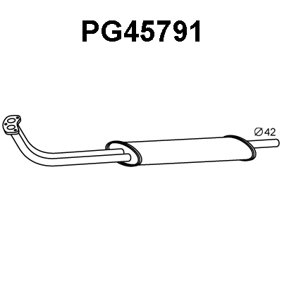 Front Muffler (PG45791)