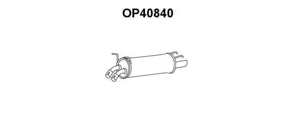 Rear Muffler (OP40840)