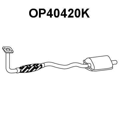 Catalytic Converter (OP40420K)