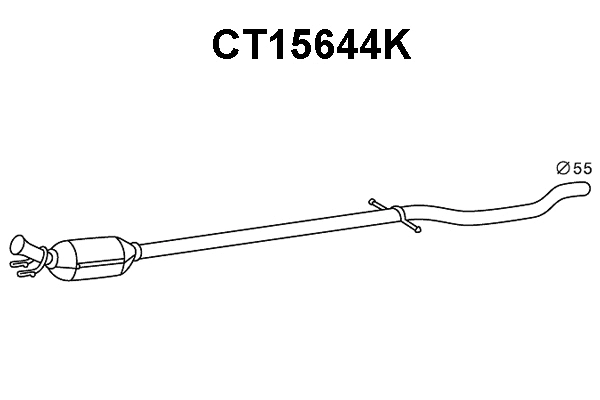 Catalytic Converter (CT15644K)