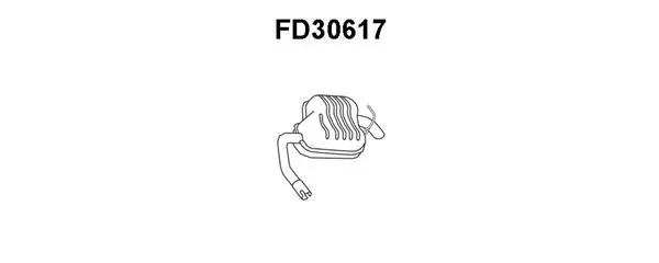 Rear Muffler (FD30617)