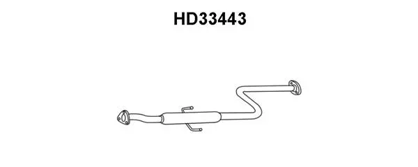 Front Muffler (HD33443)