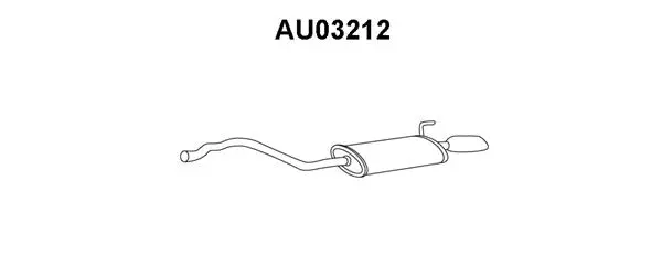 Rear Muffler (AU03212)